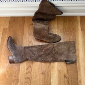 Knee High Suede Boots by Via Spiga